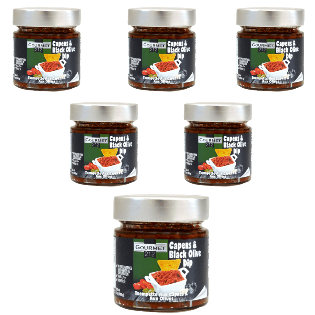 Black Olive and Capers Dip 7oz (6 Pack)