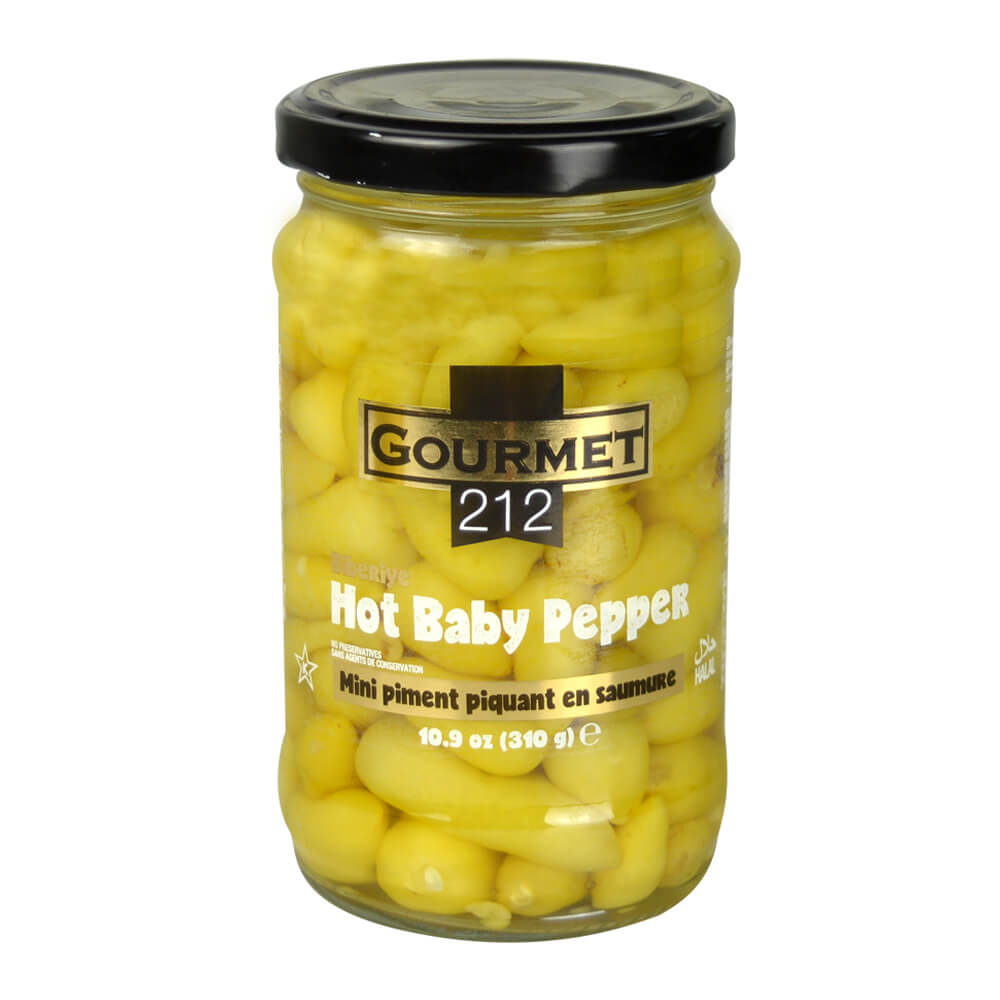 Pickled Baby Hot Peppers 11.6oz (12 Pack)